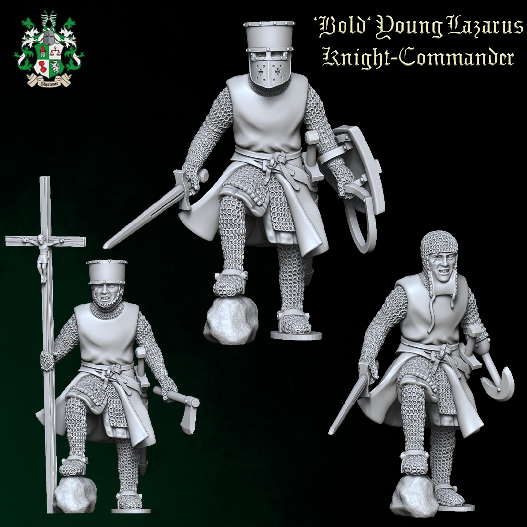 Bold Young Lazarus Knight-Commander (Modular/Multipart-Kit)